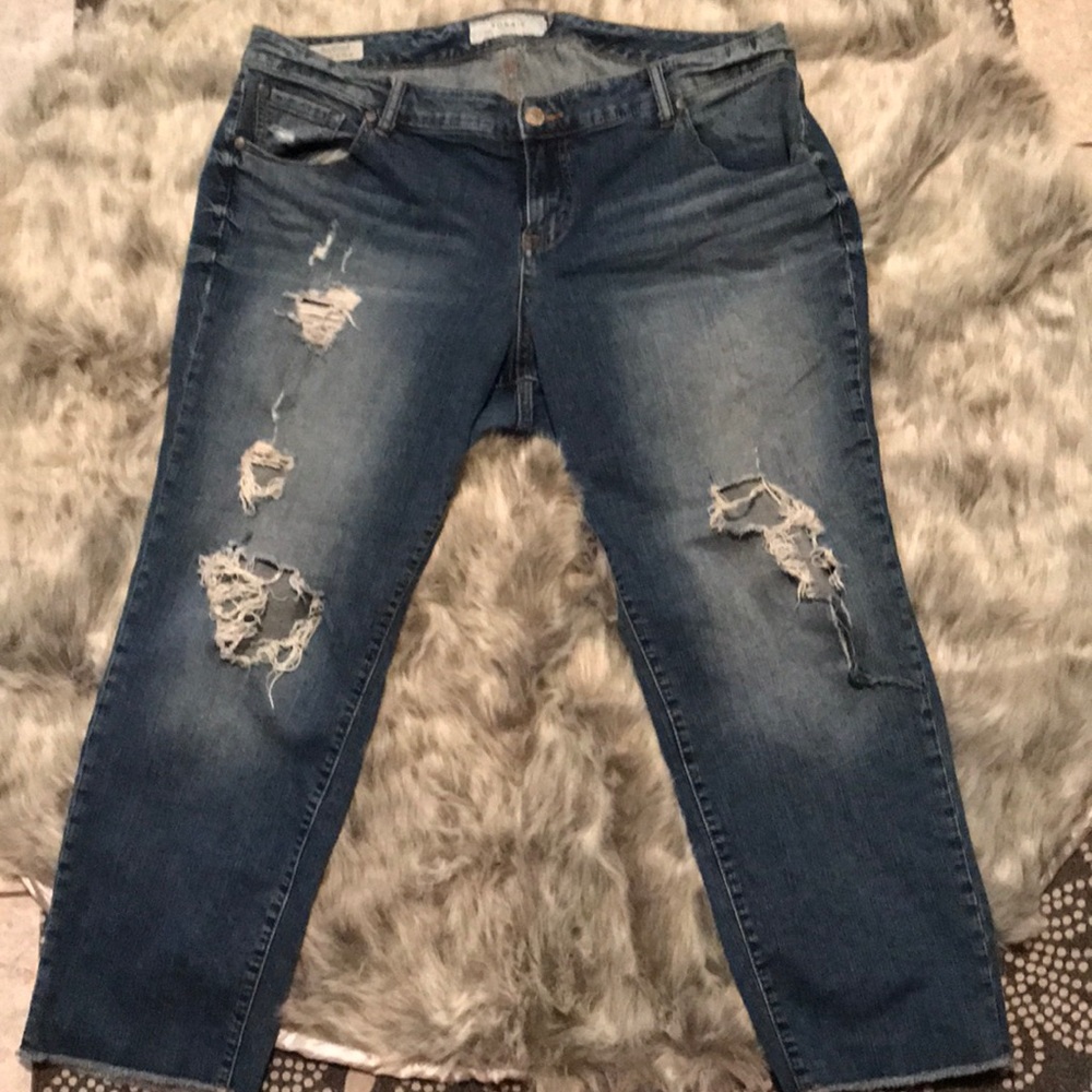 Torrid distressed jeans